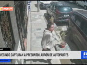 Huaraz: vecinos capturan a presunto ladrón de autopartes