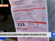 Lambayeque: usuarios reclaman por cobros excesivos de agua