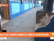 Laredo: colegio se cae a pedazos a menos de 3 años de reconstrucción