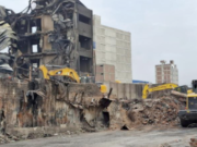 Lima: inician demolición de edificios afectados por incendio en Barrios Altos