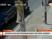 Chiclayo: Emtrafesa deslinda responsabilidades tras grave accidente