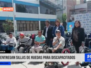 Cajamarca: entregan sillas de ruedas para discapacitados