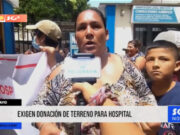 Chiclayo: exigen donación de terreno para hospital