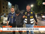 Trujillo: PNP detuvo en flagrancia a «falso taxista»
