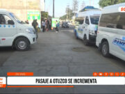 Pasajes a Otuzco suben de precio por Semana Santa