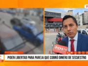 Trujillo: piden libertad para pareja que cobró dinero de secuestro