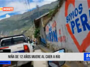 Áncash: niña de 12 años muere al caer a río