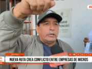Trujillo: nueva ruta crea conflicto entre empresas de micros