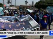 Trujillo: se quejan porque colectivos informales se triplicaron