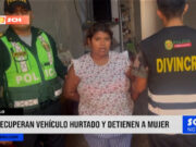 Huanchaco: recuperan vehículo hurtado y detienen a mujer