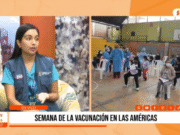 Nacional: semana de vacunación en las Américas