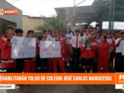 Trujillo: rehabilitarán toldo de colegio José Carlos Mariátegui