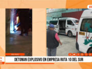 Trujillo: Delincuentes detonan explosivo en terminal de empresa Ruta 10 del Sur
