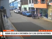 Trujillo: roban celular a enfermera en pleno centro histórico