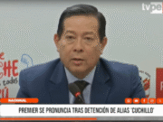 Nacional: premier se pronuncia tras detención de alias «Cuchillo»