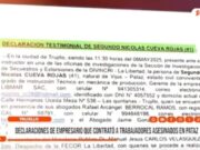 Declaraciones de empresario que contrató a trabajadores asesinados en Pataz
