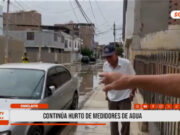 Chiclayo: continúa hurto de medidores de agua