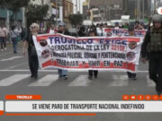 Trujillo: Se viene paro de transporte nacional indefinido