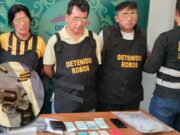 PNP detiene a tres personas acusados de robar S/200 mil