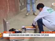 Cajamarca: desconocidos dejan sobre con material explosivo