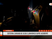 Cajamarca: cisterna cargado de ácido clorhídrico sufre accidente