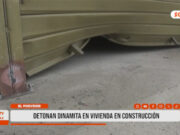 El Porvenir: Dinamita destruye parte de vivienda en obra