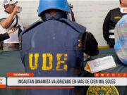 Cajamarca: incautan dinamita valorizada en más de cien mil soles