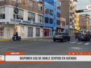 Chiclayo: disponen uso de doble sentido en avenida