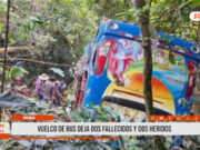 Piura: vuelco de bus deja dos fallecidos y dos heridos