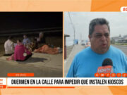 Vecinos de Huanchaco acampan en protesta para impedir instalación de kioscos