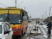 Trujillo: inundación afecta a conductores en autopista a Huanchaco