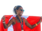 Deportes: María Fernanda Reyes logró el bronce el Mundial de tabla larga ISA 2025