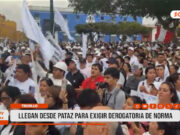 La Libertad: marcha por la paz de Pataz llegó a Trujillo