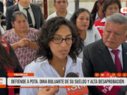 Trujillo: Ministra defiende a Dina Boluarte por alza de sueldo