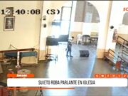 Áncash: sujeto roba parlante en iglesia