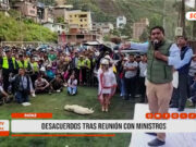 Patáz: mesa de diálogo con ministros genera desacuerdos