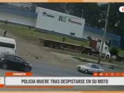 Chimbote: policía muere tras despistarse en su moto