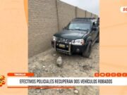 Trujillo: efectivos policiales recuperan dos vehículos robados