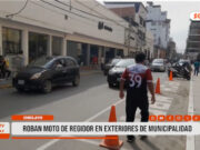Chiclayo: roban moto de regidor en exteriores de municipalidad