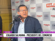 «Descartamos una cuota de poder en el Gobierno con la designación del ministro de Transportes, César Carlos Sandoval Pozo», afirmó Eduardo Salhuana, presidente del Congreso