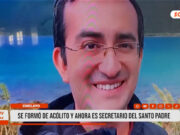 Chiclayo: se formó de acólito y ahora es secretario del Santo Padre