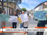 Cajamarca: Ahorristas exigen investigación por caso Credinka