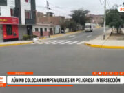 Trujillo: Vecinos exigen rompemuelles en intersección peligrosa