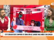 Trujillo: Donación de sangre ayudará a niños con cáncer