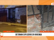 Trujillo: detonación de explosivo alarma a vecinos en vivienda
