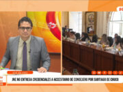 Santiago de Chuco: JNE retrasa entrega de credenciales a consejero