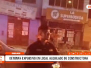 Chiclayo: explosión en local de constructora alarma vecinos