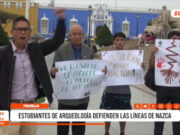 Trujillo: estudiantes protestan por recorte del área intangible de las Líneas de Nazca