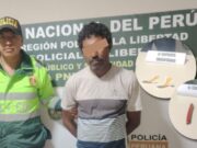 Trujillo: detienen a hombre con explosivos y stickers extorsivos