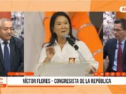 Congresista Víctor Flores no descarta una alianza entre Fuerza Popular y APP